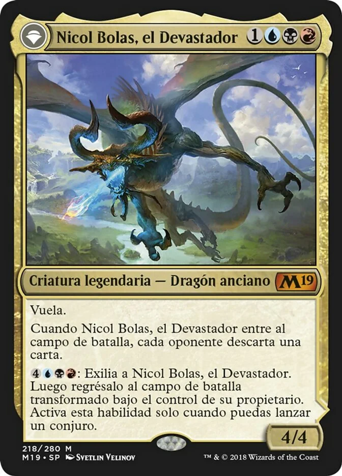 Nicol Bolas, el Devastador (Core Set 2019) - Magic: The Gathering in TCG Land