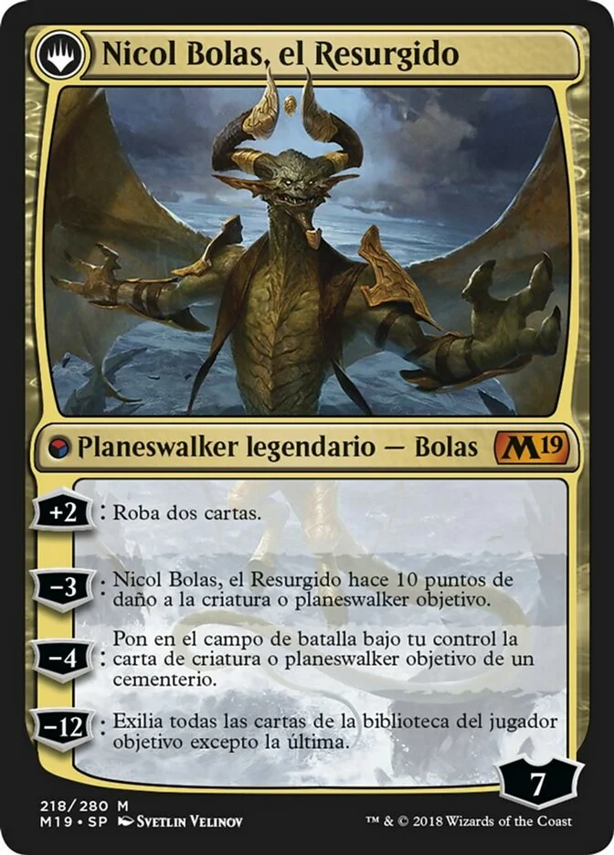 Nicol Bolas, el Resurgido (Core Set 2019) - Magic: The Gathering in TCG Land
