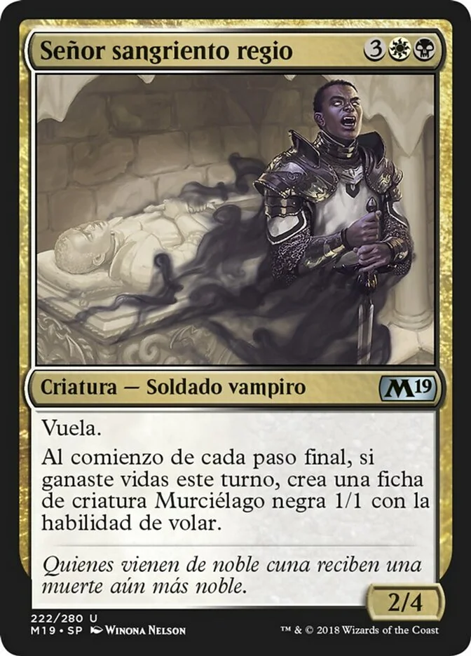 Señor sangriento regio (Core Set 2019) - Magic: The Gathering in TCG Land