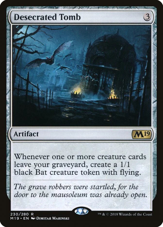 Desecrated Tomb (Core Set 2019) - Magic: The Gathering in TCG Land México