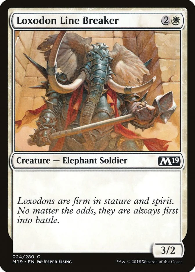 Loxodon Line Breaker (Core Set 2019) - Magic: The Gathering in TCG Land