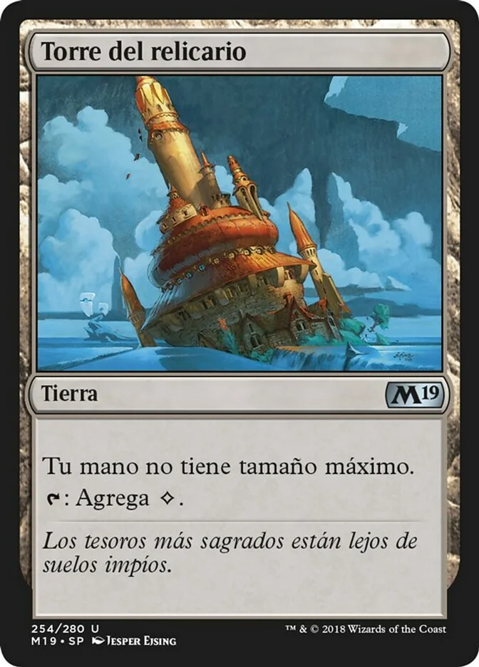 Torre del relicario (Core Set 2019) - Magic: The Gathering in TCG Land