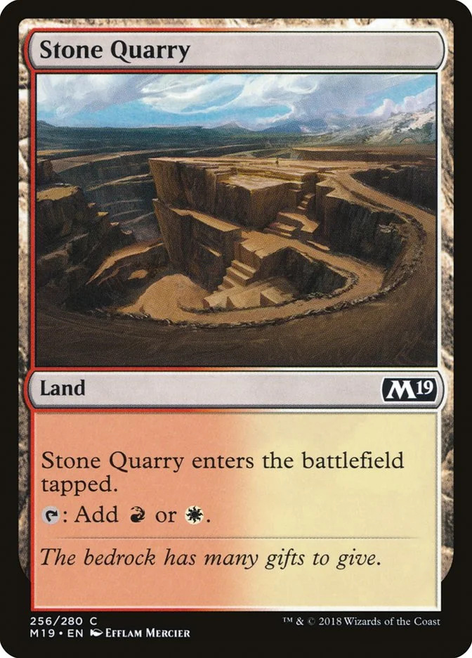 Stone Quarry (Core Set 2019) - Magic: The Gathering in TCG Land