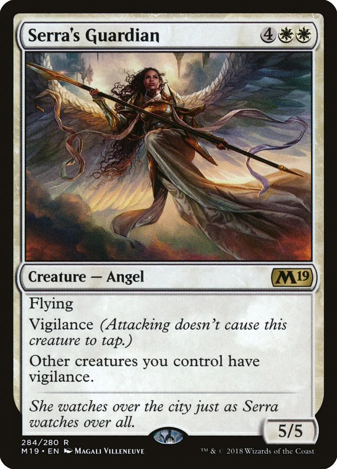 Serra's Guardian (Core Set 2019) - Magic: The Gathering in TCG Land