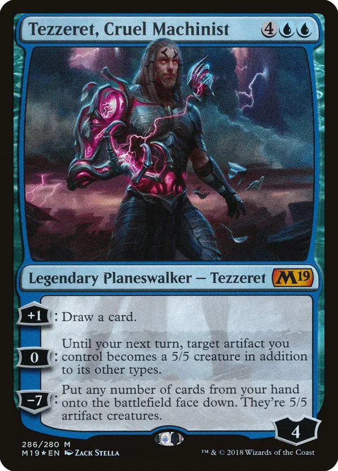 Tezzeret, Cruel Machinist (Core Set 2019) - Magic: The Gathering in TCG Land