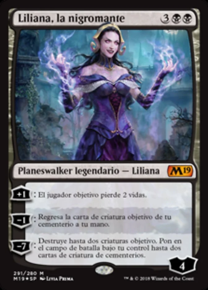 Liliana, la nigromante (Core Set 2019) - Magic: The Gathering in TCG Land
