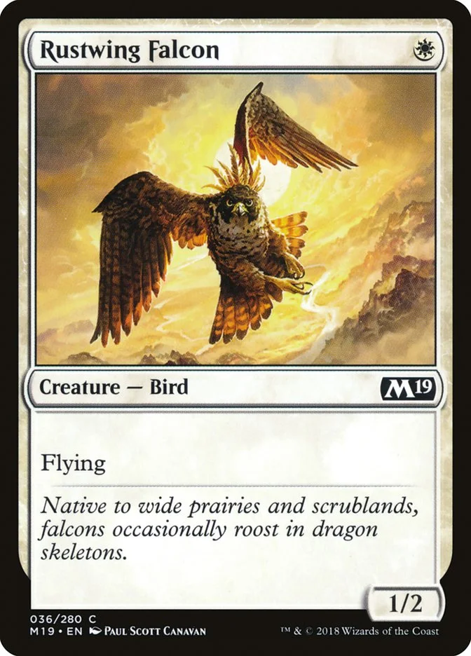 Rustwing Falcon (Core Set 2019) - Magic: The Gathering in TCG Land México