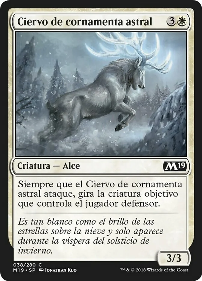 Ciervo de cornamenta astral (Core Set 2019) - Magic: The Gathering in TCG Land México