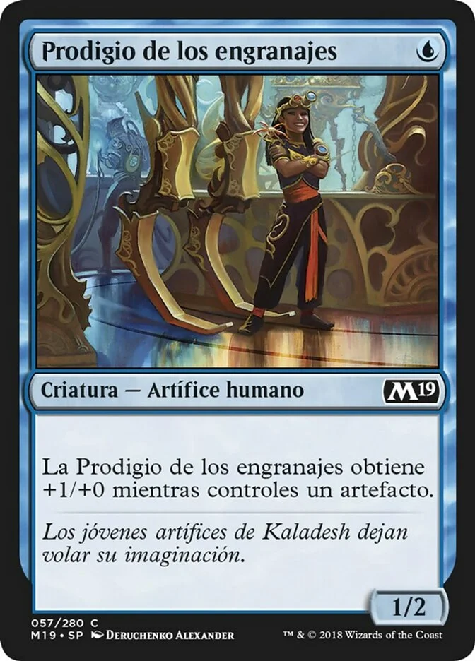 Prodigio de los engranajes (Core Set 2019) - Magic: The Gathering in TCG Land
