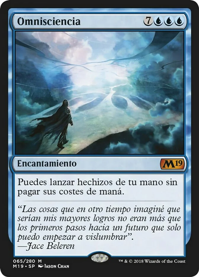 Omnisciencia (Core Set 2019) - Magic: The Gathering in TCG Land