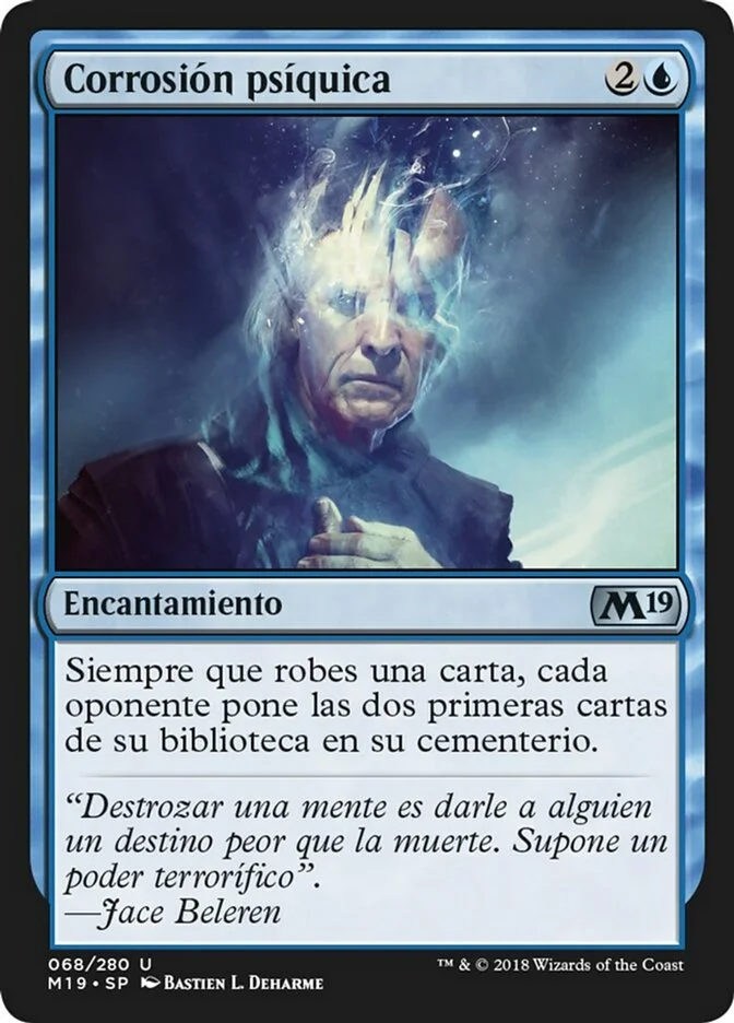 Corrosión psíquica (Core Set 2019) - Magic: The Gathering in TCG Land