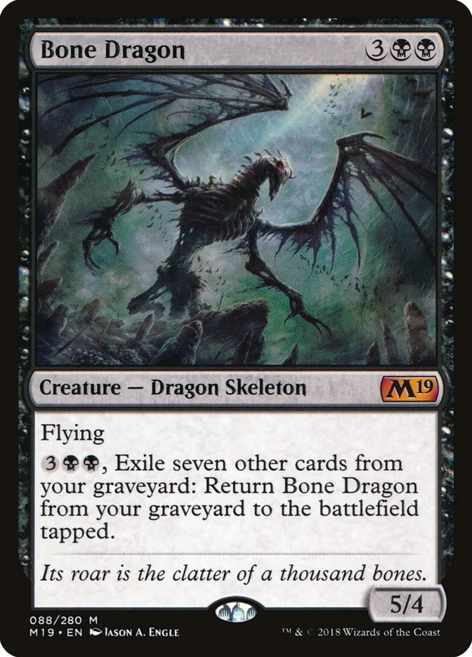 Bone Dragon (Core Set 2019) - Magic: The Gathering in TCG Land