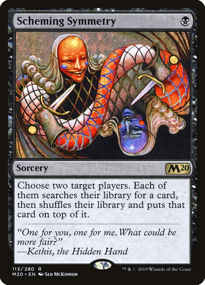 Scheming Symmetry (Core Set 2020) - Magic: The Gathering in TCG Land