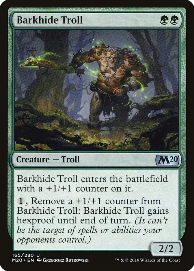 Barkhide Troll (Core Set 2020) - Magic: The Gathering in TCG Land