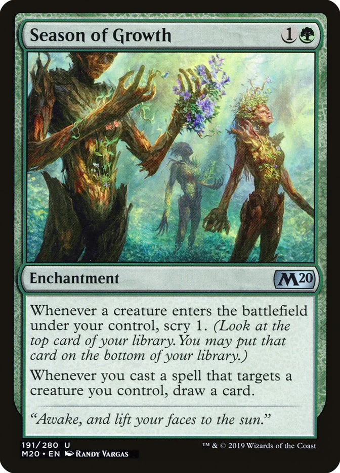 Season of Growth (Core Set 2020) - Magic: The Gathering in TCG Land