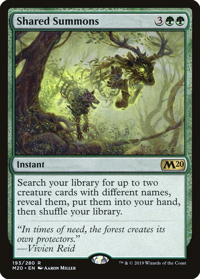 Shared Summons (Core Set 2020) - Magic: The Gathering in TCG Land