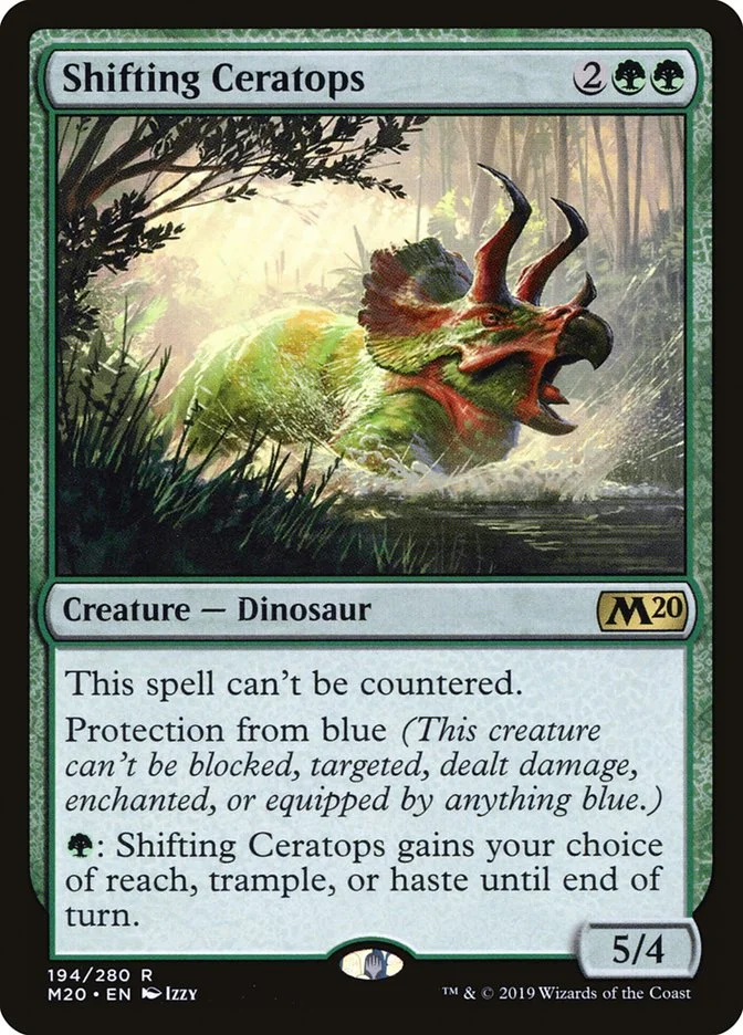 Shifting Ceratops (Core Set 2020) - Magic: The Gathering in TCG Land