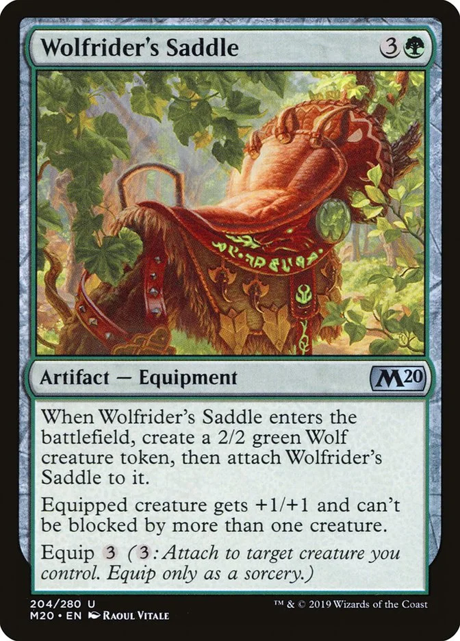 Wolfrider's Saddle (Core Set 2020) - Magic: The Gathering in TCG Land
