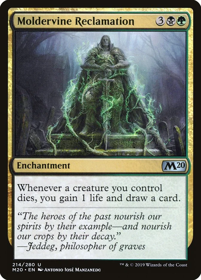 Moldervine Reclamation (Core Set 2020) - Magic: The Gathering in TCG Land