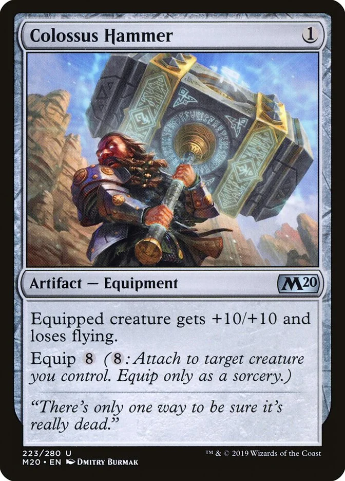 Colossus Hammer (Core Set 2020) - Magic: The Gathering in TCG Land