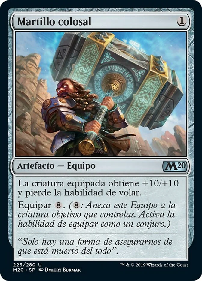 Martillo colosal (Core Set 2020) - Magic: The Gathering in TCG Land