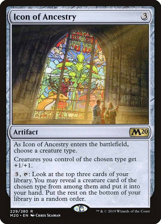 Icon of Ancestry (Core Set 2020) - Magic: The Gathering in TCG Land