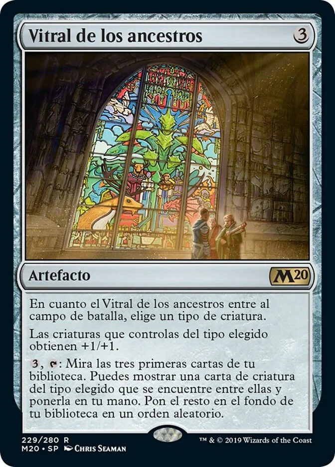 Vitral de los ancestros (Core Set 2020) - Magic: The Gathering in TCG Land México
