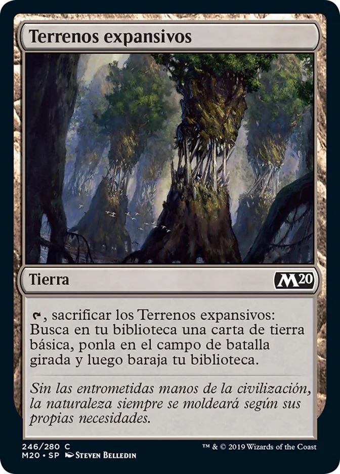 Terrenos expansivos (Core Set 2020) - Magic: The Gathering in TCG Land