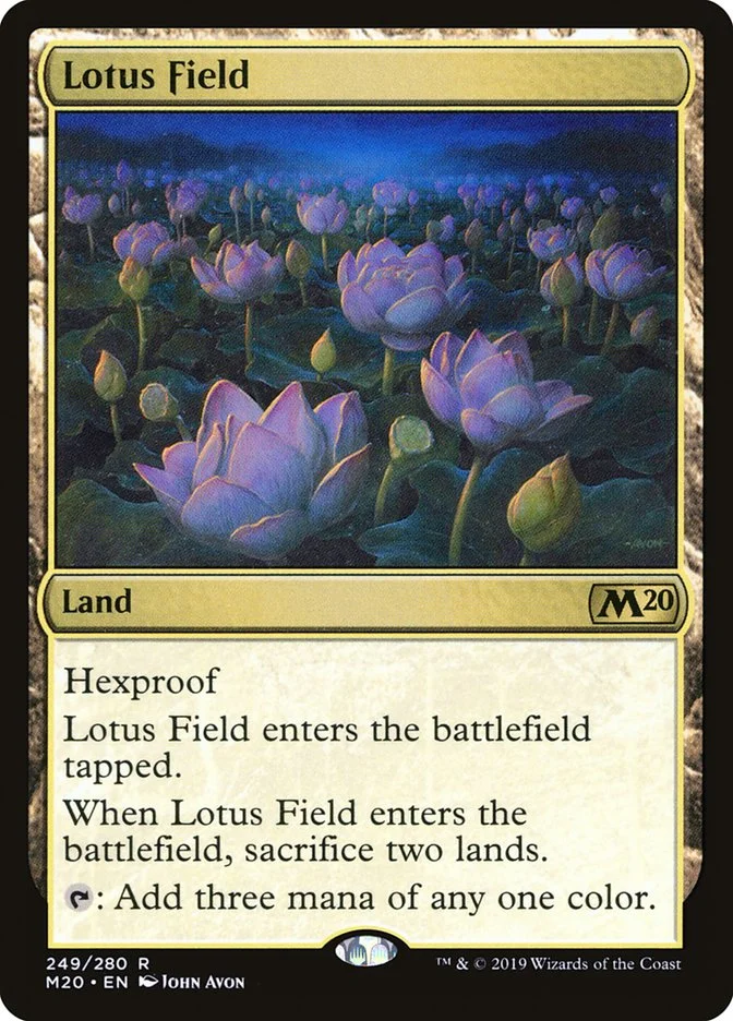 Lotus Field (Core Set 2020) - Magic: The Gathering in TCG Land México
