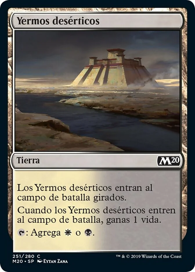 Yermos desérticos (Core Set 2020) - Magic: The Gathering in TCG Land