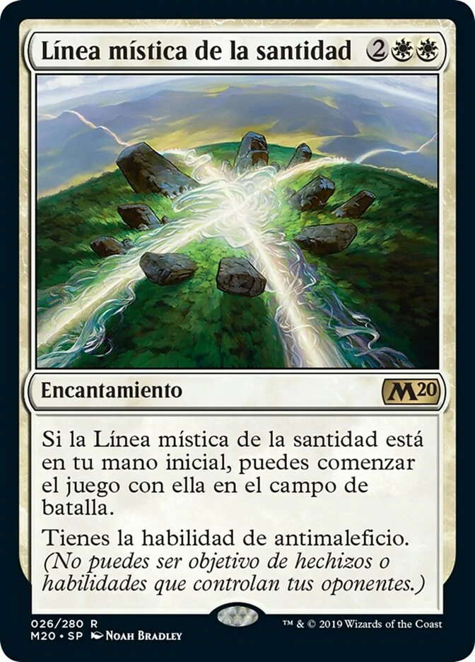 Línea mística de la santidad (Core Set 2020) - Magic: The Gathering in TCG Land México