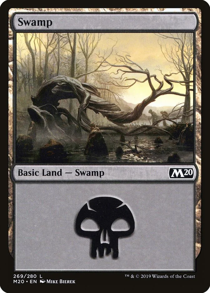 Swamp (Core Set 2020) - Magic: The Gathering in TCG Land