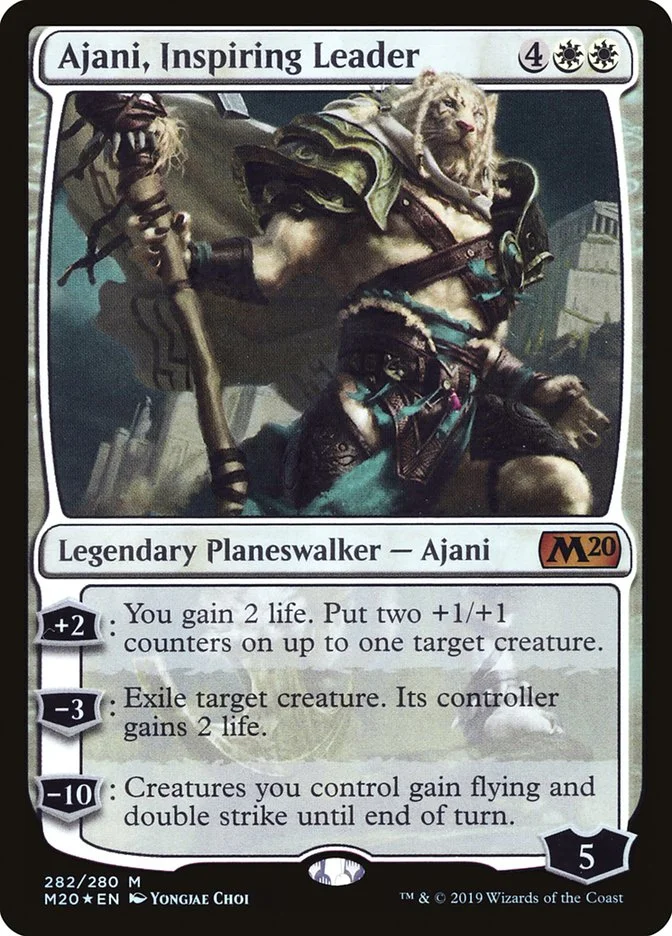Ajani, Inspiring Leader (Core Set 2020) - Magic: The Gathering in TCG Land