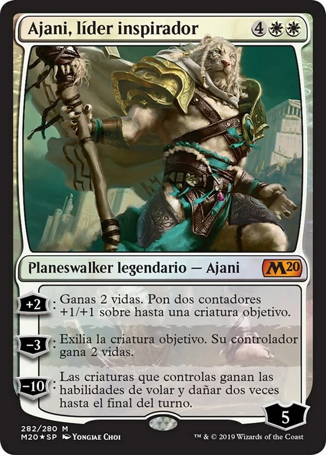Ajani, líder inspirador (Core Set 2020) - Magic: The Gathering in TCG Land