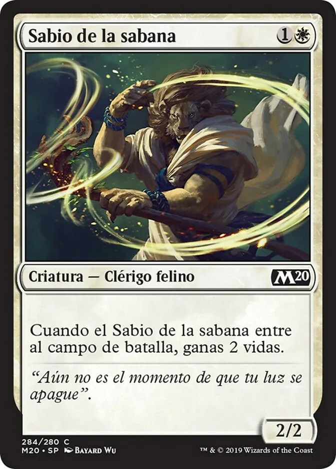 Sabio de la sabana (Core Set 2020) - Magic: The Gathering in TCG Land México
