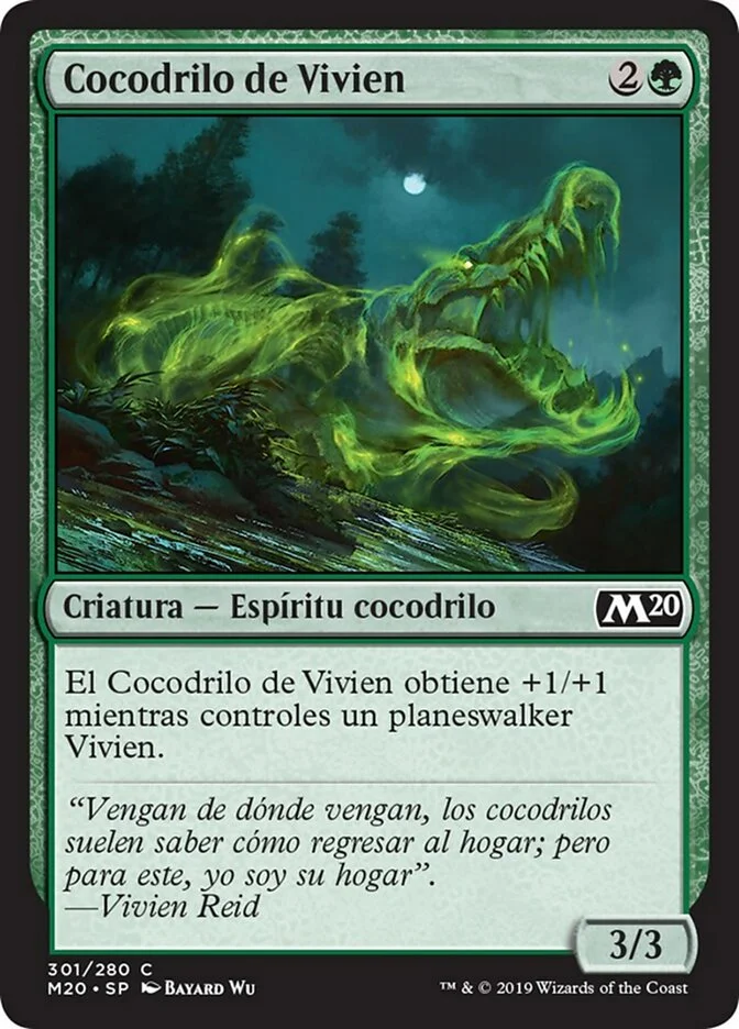 Cocodrilo de Vivien (Core Set 2020) - Magic: The Gathering in TCG Land