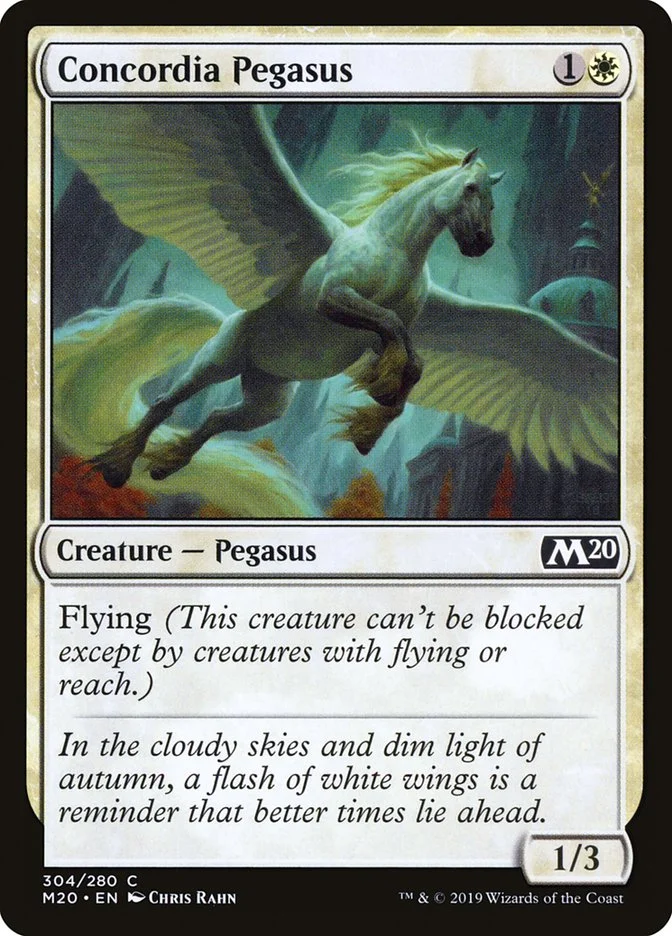 Concordia Pegasus (Core Set 2020) - Magic: The Gathering in TCG Land
