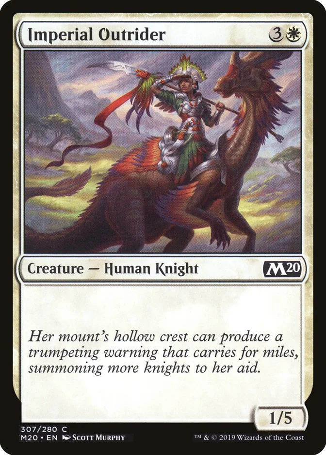 Imperial Outrider (Core Set 2020) - Magic: The Gathering in TCG Land México
