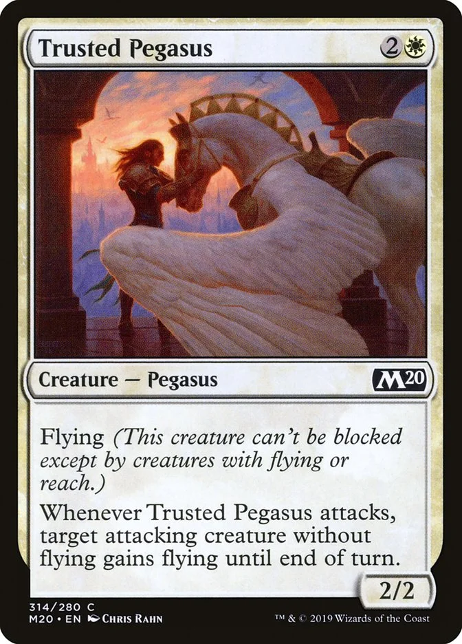 Trusted Pegasus (Core Set 2020) - Magic: The Gathering in TCG Land