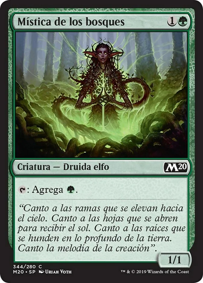 Mística de los bosques (Core Set 2020) - Magic: The Gathering in TCG Land México