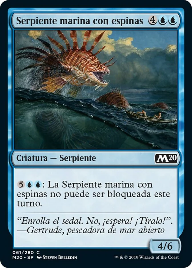 Serpiente marina con espinas (Core Set 2020) - Magic: The Gathering in TCG Land
