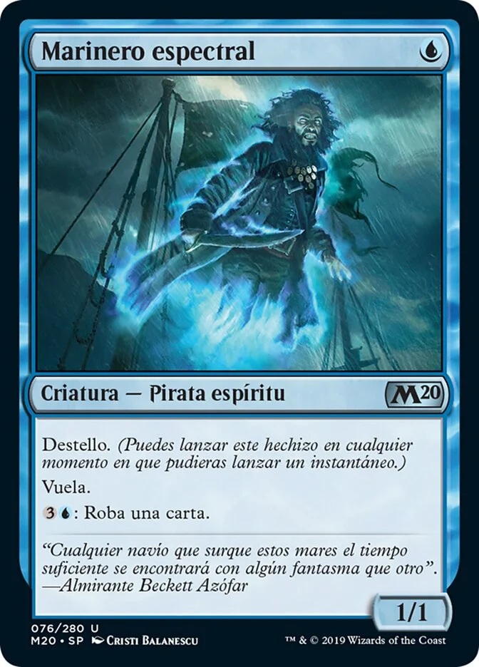 Marinero espectral (Core Set 2020) - Magic: The Gathering in TCG Land México