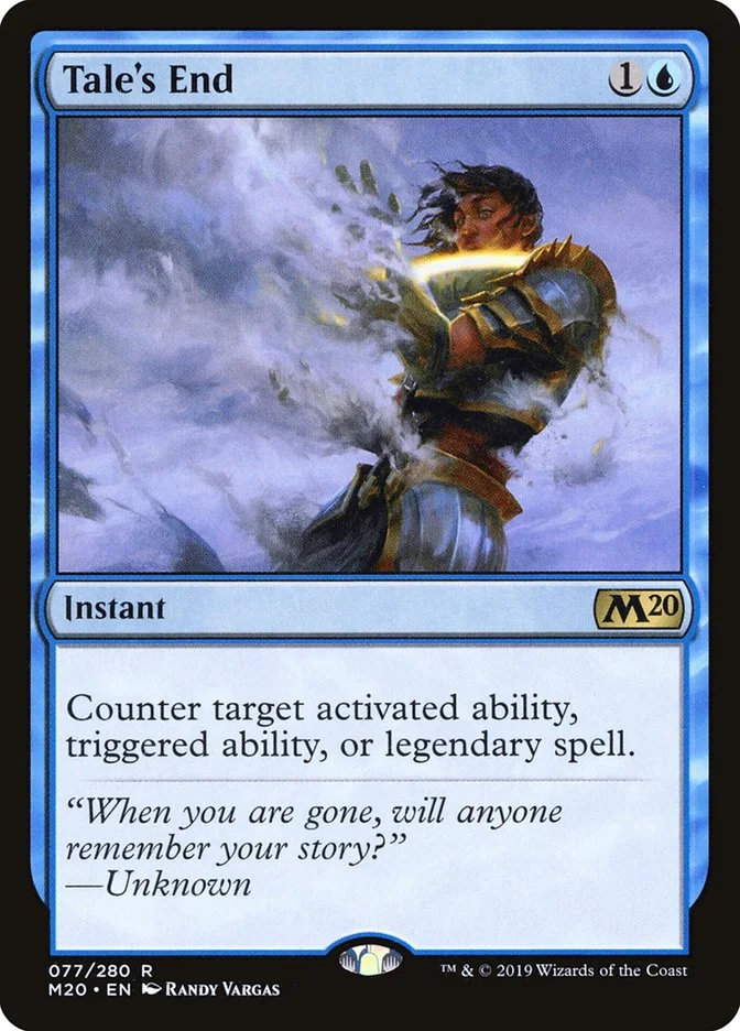 Tale's End (Core Set 2020) - Magic: The Gathering in TCG Land