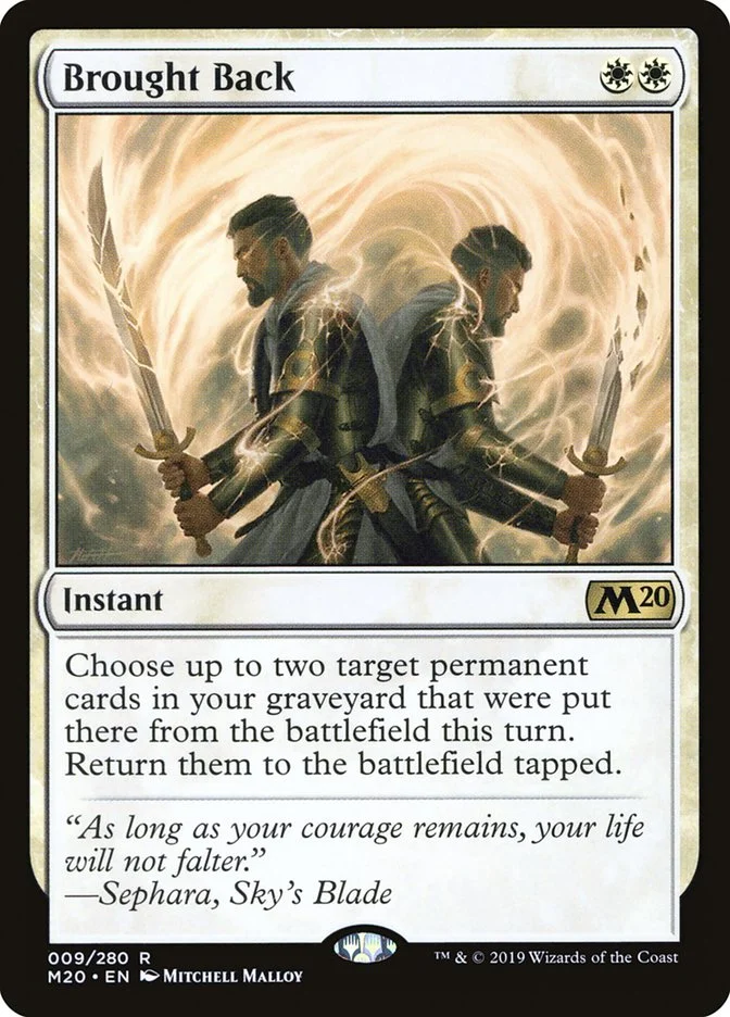 Brought Back (Core Set 2020) - Magic: The Gathering in TCG Land