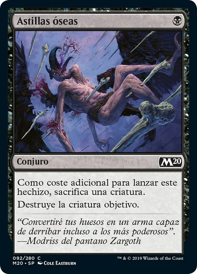 Astillas óseas (Core Set 2020) - Magic: The Gathering in TCG Land