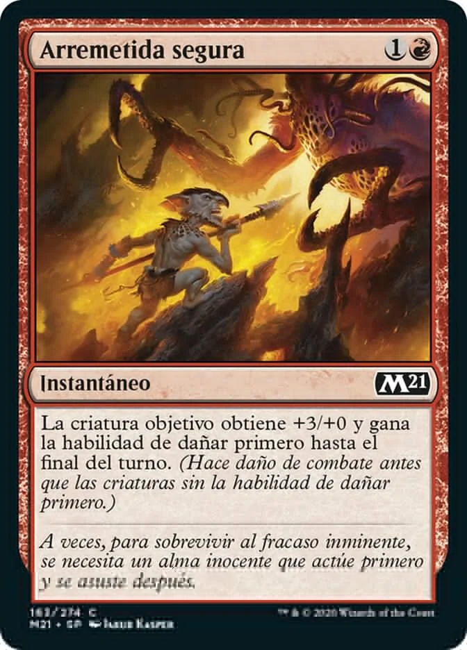 Arremetida segura (Core Set 2021) - Magic: The Gathering in TCG Land