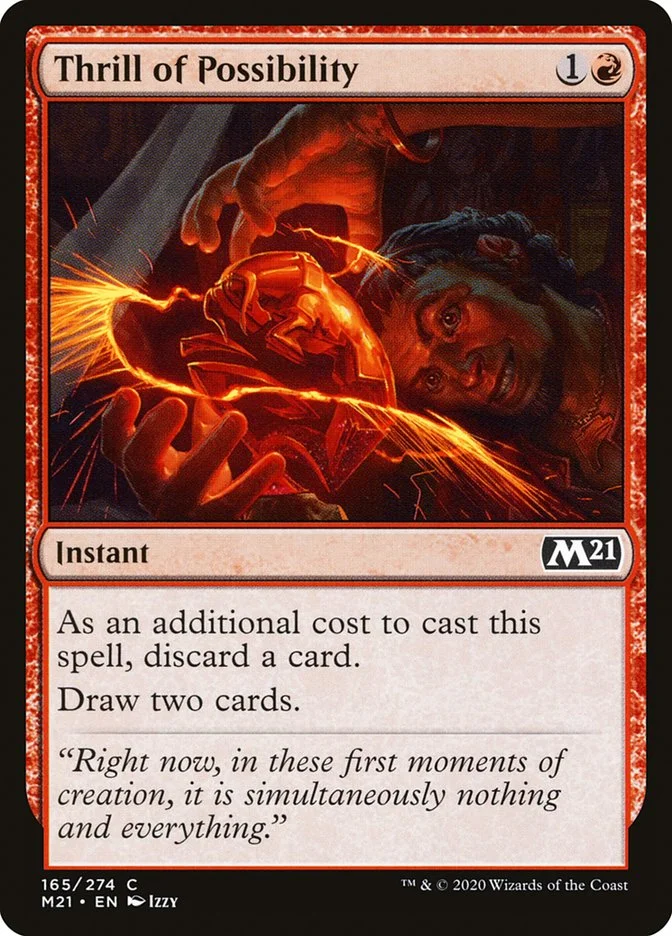 Thrill of Possibility (Core Set 2021) - Magic: The Gathering in TCG Land