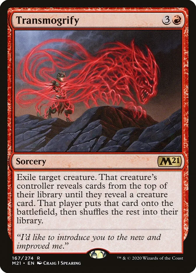Transmogrify (Core Set 2021) - Magic: The Gathering in TCG Land