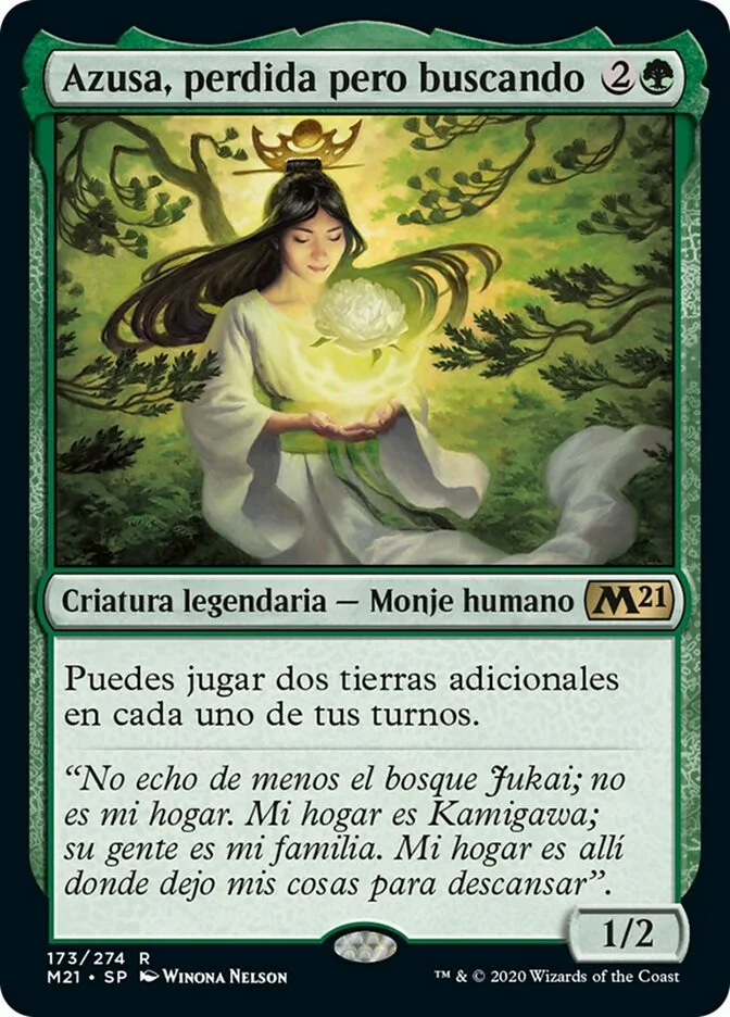 Azusa, perdida pero buscando (Core Set 2021) - Magic: The Gathering in TCG Land