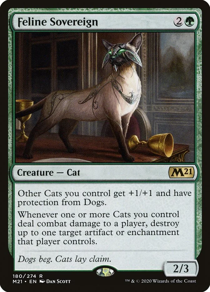 Feline Sovereign (Core Set 2021) - Magic: The Gathering in TCG Land